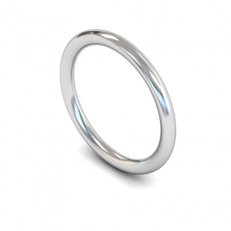 Platinum | Wedding Ring Band | 2mm wide