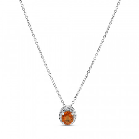 18ct White Gold Diamond Necklace