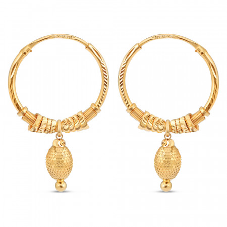 22 carat Gold Bali Earring UK