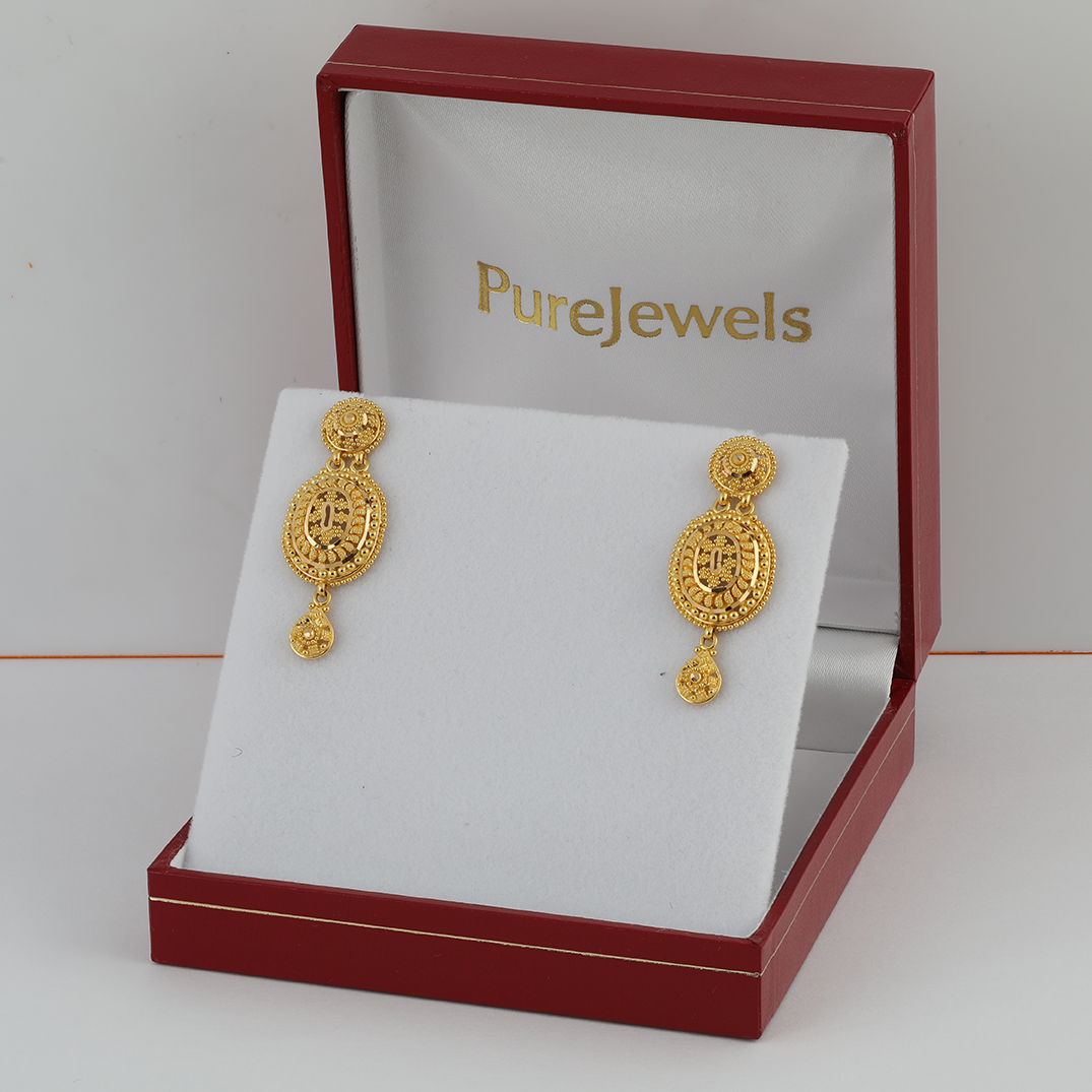 22 carat gold earrings design hotsell