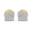 22 carat Gold Square Shaped Earring