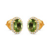 18ct Yellow Gold Diamond Stud Earring