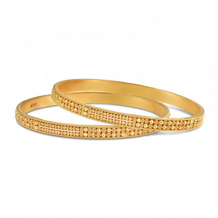 Gold Bangle Everyday Wear | Size 2.4