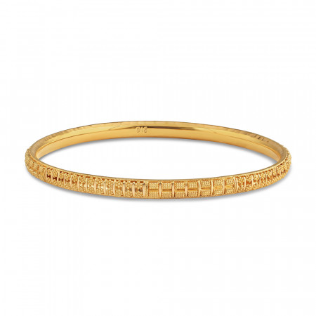 Gold Bangle in 22ct | Jali Collection | Size 2.5