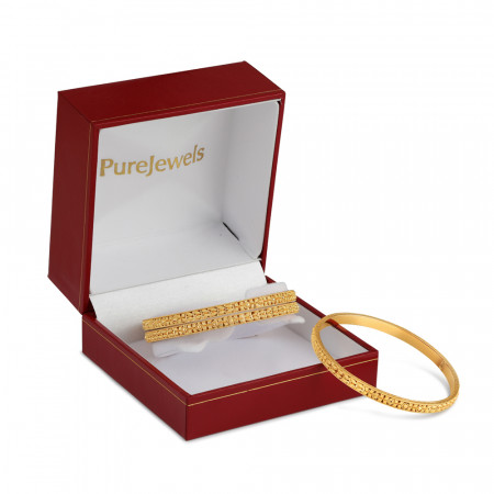 22ct Gold Bangle | Jali Collection | Size 2.6 22ct Gold Bangle | Jali Collection | Size 2.6