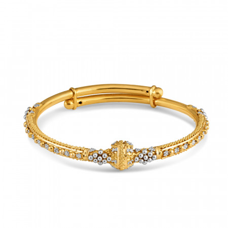 22ct Gold Filigree Baby Bangle
