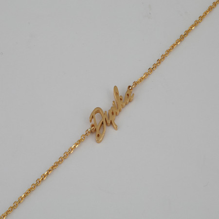 Gold Personalised Bracelet