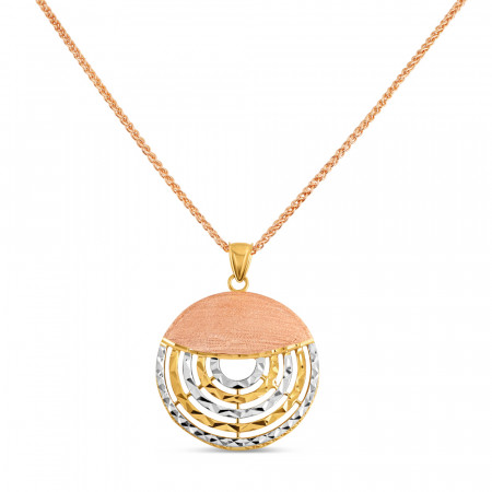 22ct Gold Pendant | Rose Gold Finish | Round Shape