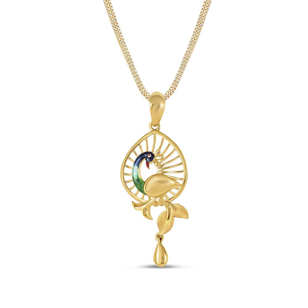 Peacock locket discount