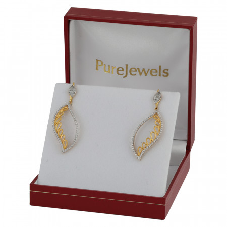 Bridal Wedding Earrings 22ct Gold Earrings in London