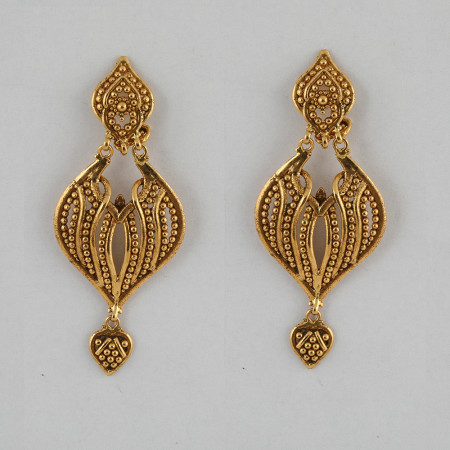 Wedding Earrings in 22ct Gold