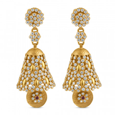22ct Gold Jhumka Earrings