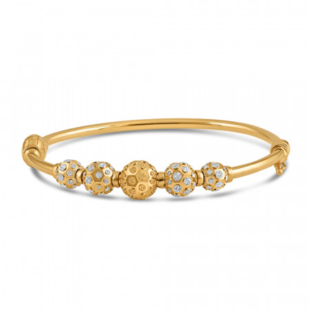 18ct Gold Bangle Bracelet For Women | Daily Wear