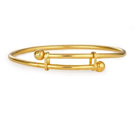 22ct Gold Adjustable Baby Bangle
