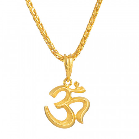 22ct Gold Divine Om Pendant | Unisex