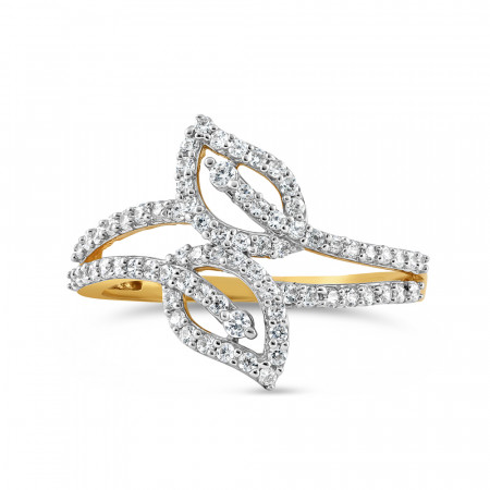 22 Carat Gold CZ Ladies Ring