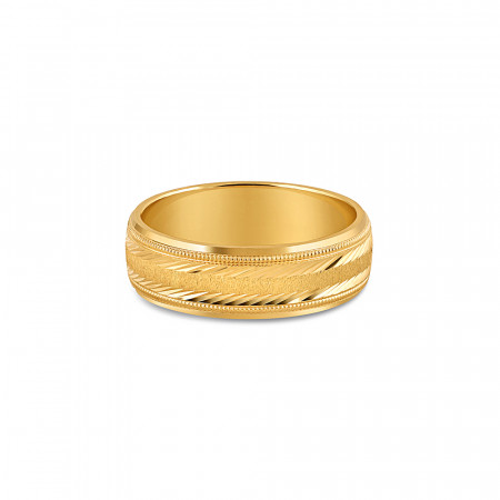 22ct Gold Women's Wedding Ring UK | Size M
