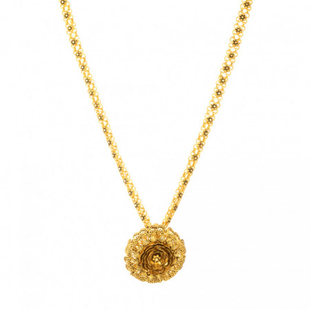22kt Gold Antique finish Pendant