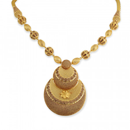 22ct Real Gold Bridal Necklace by PureJewels