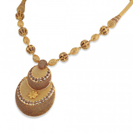 22ct Rose Gold | Bridal Long Necklace