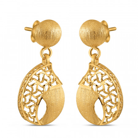 22ct Gold Drop Earrings Everyday