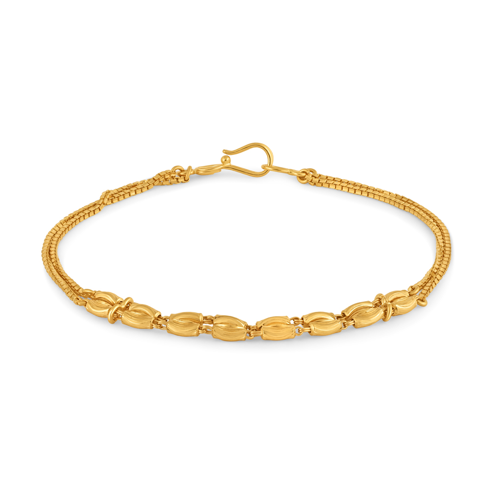 Fashionable Chic 22k Gold Bracelet – Andaaz Jewelers