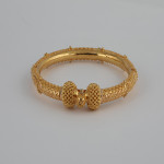 22kt Real Gold Ornate Kada | Jali Collection | 2.4 | Heavyweight 22kt Real Gold Ornate Kada | Jali Collection | 2.4 | Heavyweight
