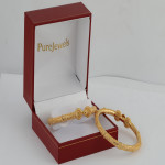 22kt Real Gold Ornate Kada | Jali Collection | 2.4 | Heavyweight 22kt Real Gold Ornate Kada | Jali Collection | 2.4 | Heavyweight