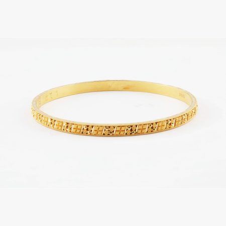 Gold Bangle in 22ct | Jali Collection | 2.5