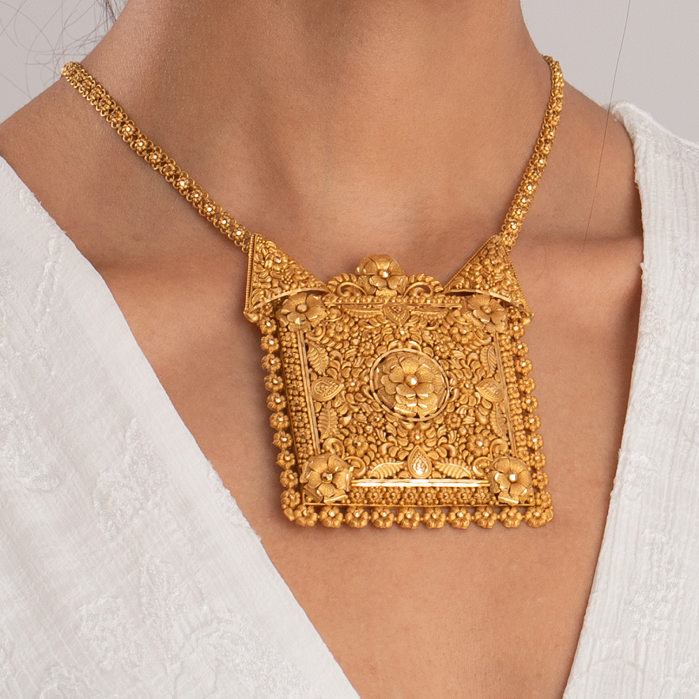 Square Mosaic Necklace