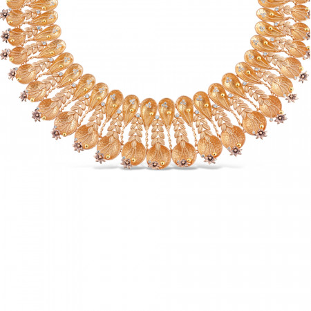 22ct Antique Bridal Necklace | Anusha Collection
