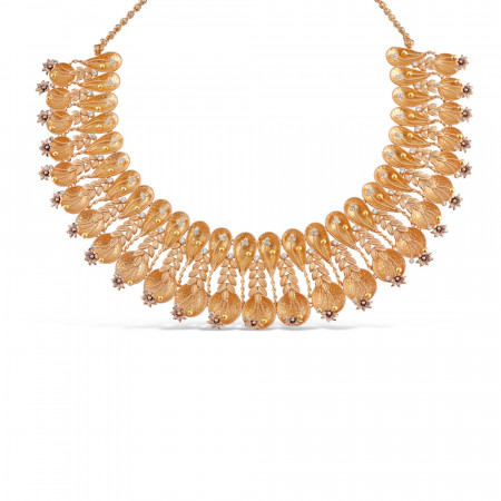 22ct Antique Bridal Necklace | Anusha Collection