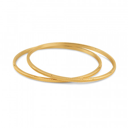 22 Carat Gold Ladies DC Bangle | Daily Wear | Size 2.4