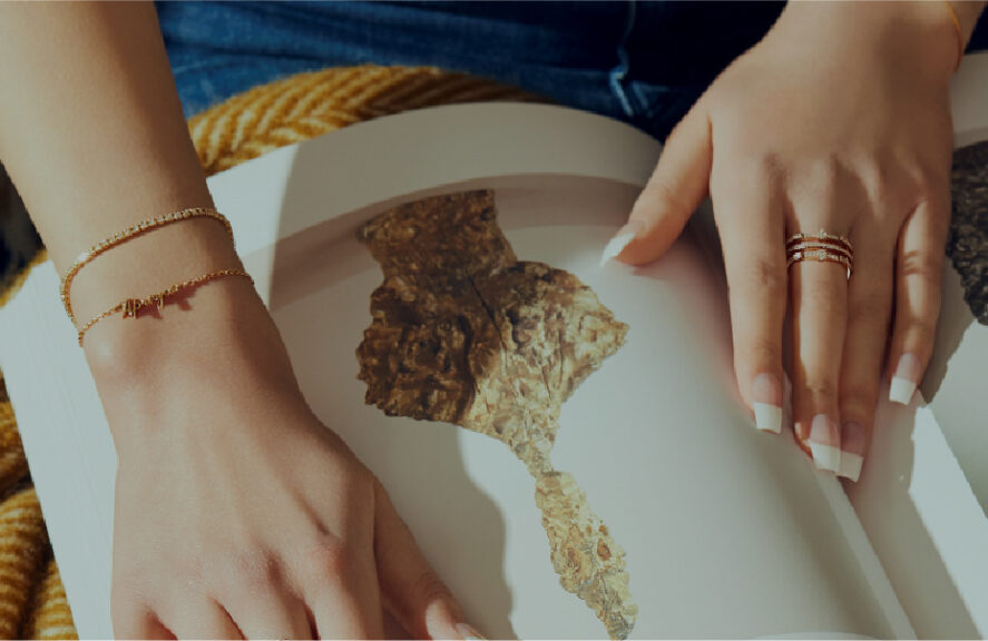 Personalisierter Goldschmuck