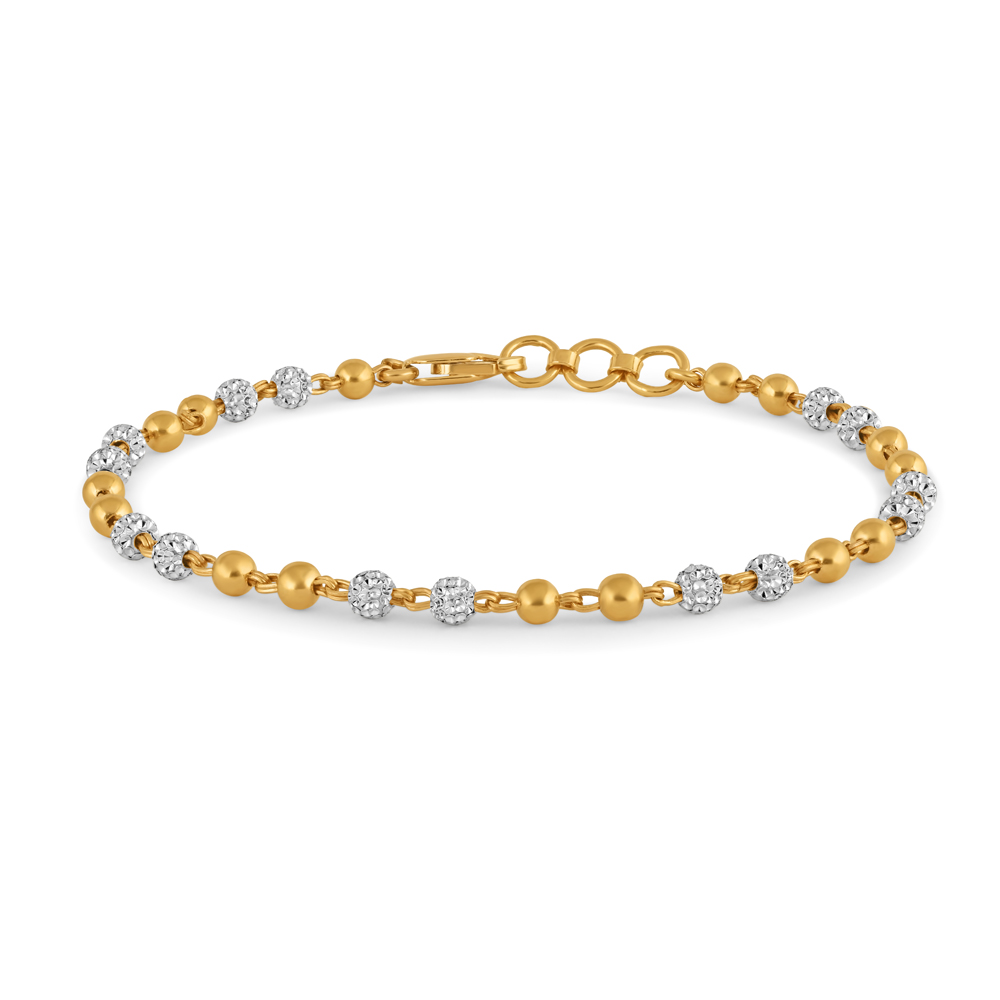 Buy quality 22kt Gold plain Casting Ladies Bracelet in Chennai