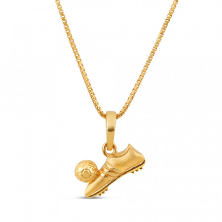 22ct Football Shoe and Ball Pendant