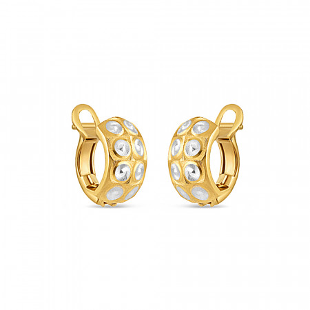 22ct Gold Bali Earring UK | Width 8mm