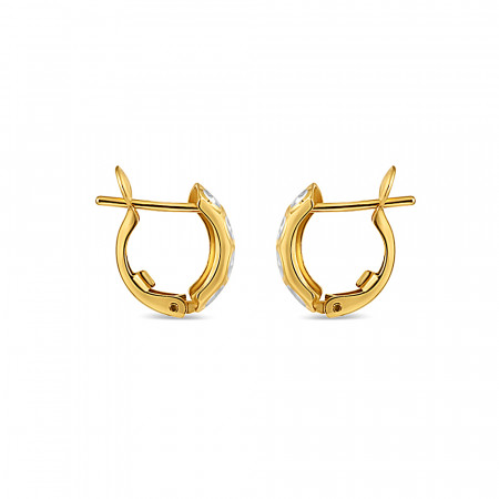 22ct Gold Bali Earring UK | Width 8mm