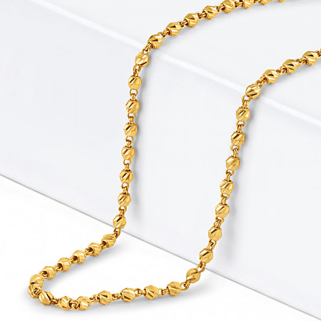 22ct Gold Ganthan Fancy Chain 18 Inches Glow collection