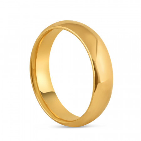22ct Gold Wedding Band For Gents | Size R