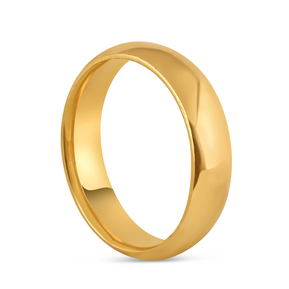 22ct gold sales band ring
