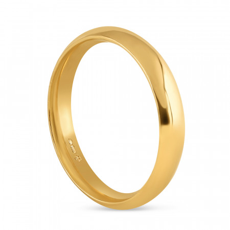 22ct Gold Wedding Band For Ladies | Size J