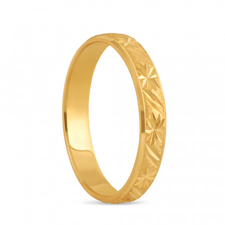 22ct Gold Wedding Band For Ladies | Size K