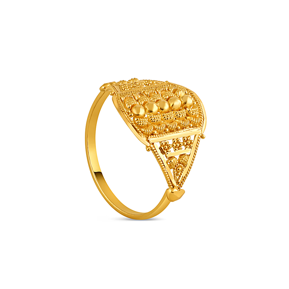 Buy Impon Simple Gold Ring Design Without Stone for Female