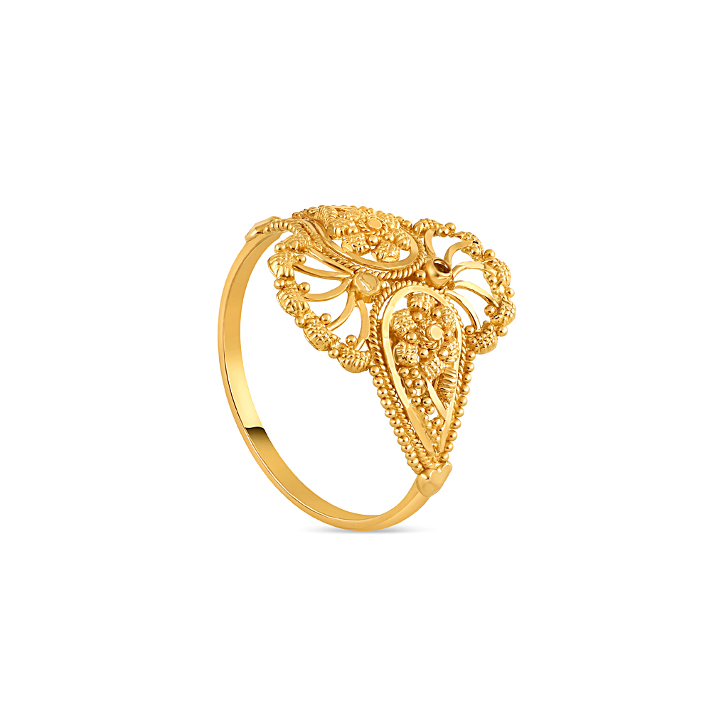 Ladies gold ring online shopping discount