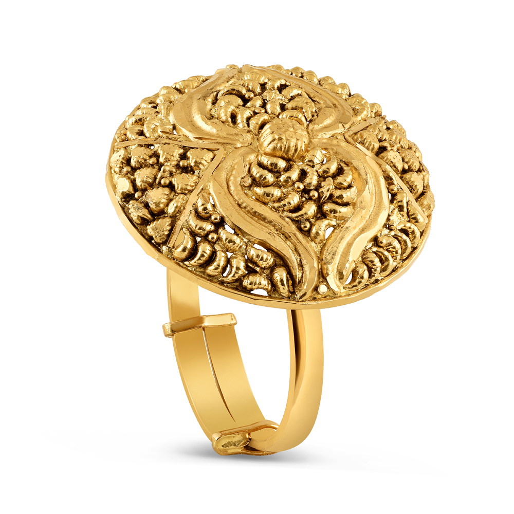 22 carat Gold Adjustable Ring For women PureJewels UK