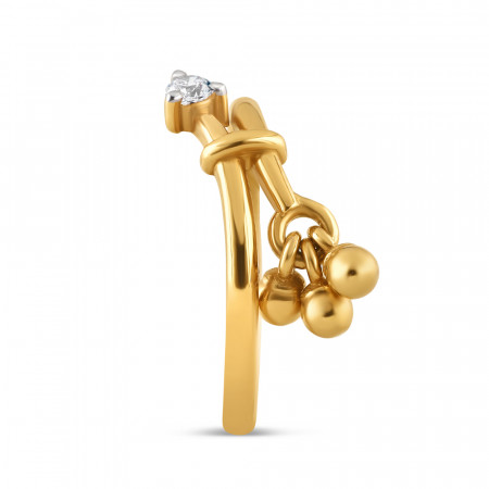 22 carat Gold CZ Ring for Women | Size N