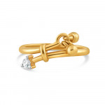 22 carat Gold CZ Ring for Women | Size N 22 carat Gold CZ Ring for Women | Size N