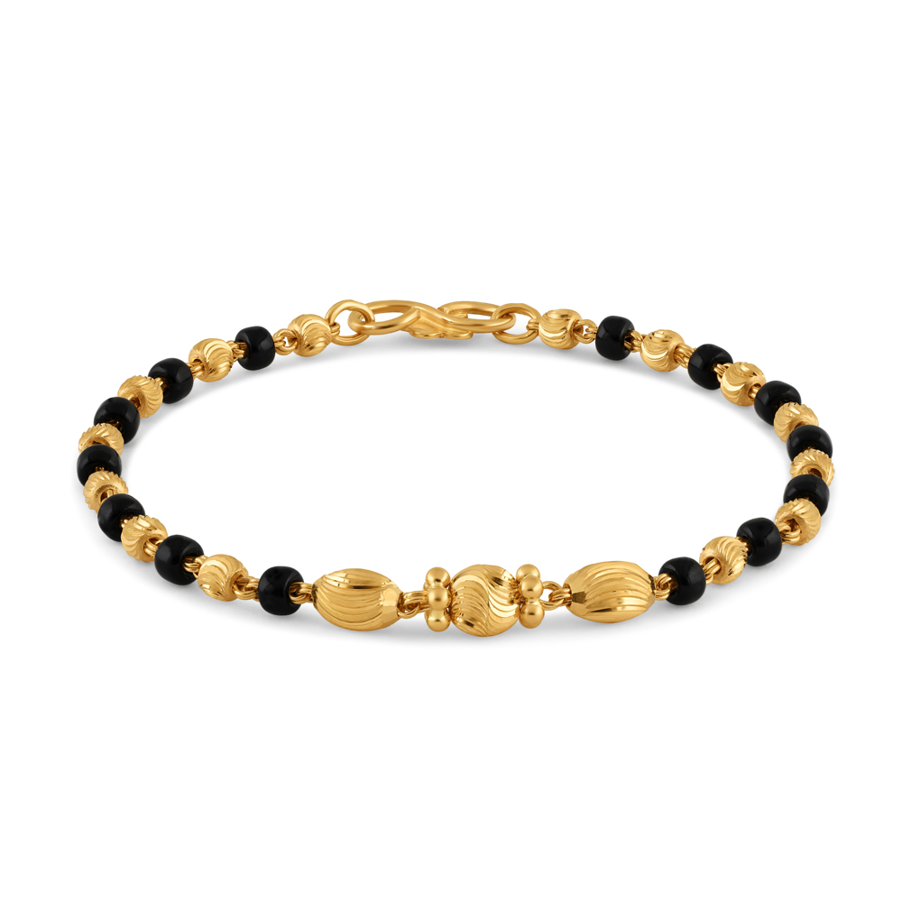 28 Karimani bracelets ideas  black beaded jewelry mangalsutra bracelet  gold jewelry fashion