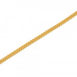 22ct Yellow Gold Anklet For Ladies | 10 Inches
